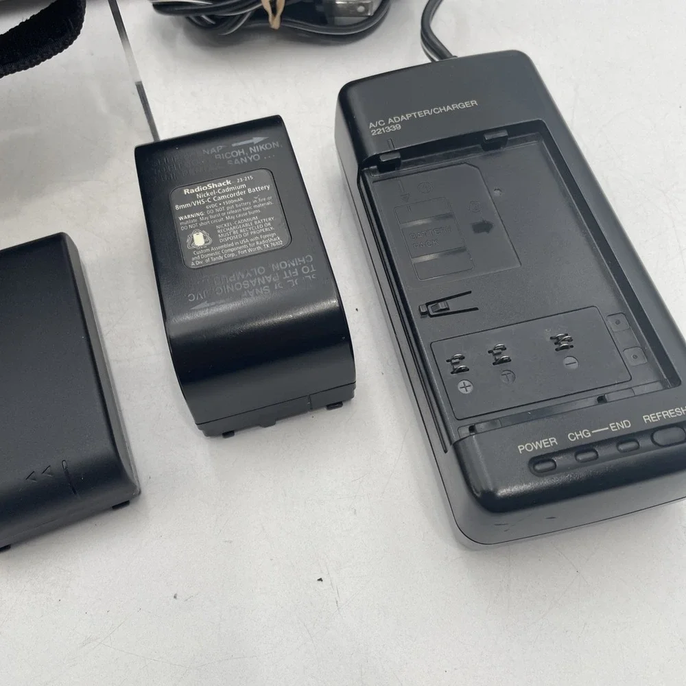 PANASONIC PALMCORDER IQ PV-IQ305 Video Rec+Battery+Charger+Cables+Case-Tested